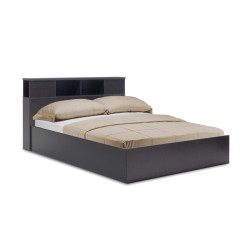 Κρεβάτι OLYMPUS pakoworld σε χρώμα wenge 140x200εκ