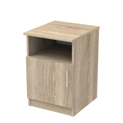 Κομοδίνο Galdi pakoworld σε sonoma απόχρωση 40x45x60εκ