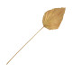 Διακοσμητικό φύλλο Walsy Inart palm leaf σε φυσική απόχρωση Υ135 εκ