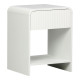 Κομοδίνο Lemperto pakoworld MDF σε λευκή απόχρωση 40x40x53εκ