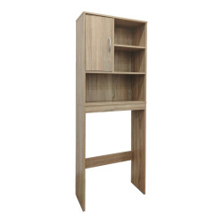 Έπιπλο μπάνιου Tazien pakoworld σε sonoma απόχρωση 60x24x168.5εκ