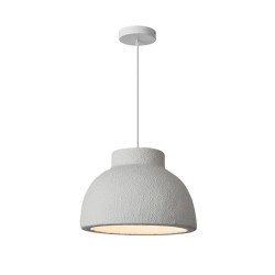 Φωτιστικό οροφής led Jenila pakoworld E27 ps λευκό Φ30x20εκ