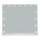 Καθρέπτης Led Hollywood pakoworld μέταλλο λευκό 60x12x52.3εκ