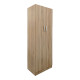 Ντουλάπα δίφυλλη Athos pakoworld σε sonoma απόχρωση 60x42x180εκ