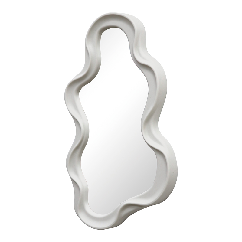 Καθρέπτης Liquid pakoworld pp σε λευκή απόχρωση 26x2.7x39εκ