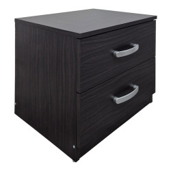Κομοδίνο Athos pakoworld σε wenge απόχρωση 48x40x41.5εκ