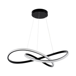 Φωτιστικό οροφής Artisun pakoworld led μέταλλο μαύρο Φ56x100εκ