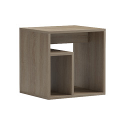 Βοηθητικό τραπέζι Doublo pakoworld sonoma 40x35x40εκ