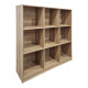 Βιβλιοθήκη Gridea pakoworld sonoma 119.5x30x121εκ