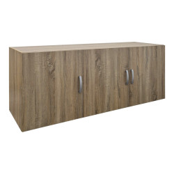 Πατάρι ντουλάπας τρίφυλλο Alvia pakoworld sonoma 150x51x60εκ