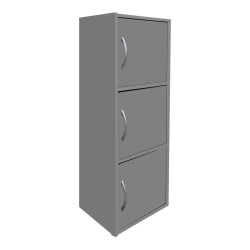 Ντουλάπι-στήλη Soline pakoworld ανοιχτό γκρι 40x34.5x90.5εκ