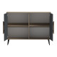 Μπουφές Gora pakoworld sonoma-ανθρακί 110x35.5x82εκ