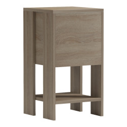 Κομοδίνο Reppo pakoworld sonoma 30x30x55εκ