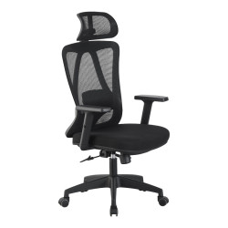 Καρέκλα γραφείου διευθυντή Magida pakoworld mesh μαύρο 58.5x66x115-125εκ