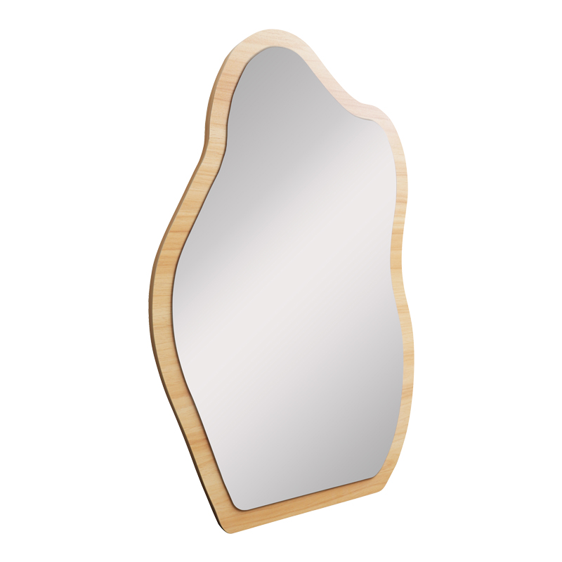 Καθρέπτης Evanthia pakoworld MDF σε φυσική απόχρωση 36x1.2x56 εκ