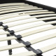 Κρεβάτι Nevil pakoworld 150x200 PU χρώμα μαύρο ματ