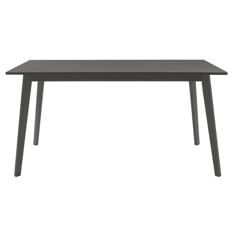 Τραπέζι Benson pakoworld MDF σε rustic grey απόχρωση 150x90x75εκ