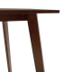 Τραπέζι Benson pakoworld MDF σε καρυδί απόχρωση 150x90x75εκ