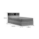 Κρεβάτι OLYMPUS pakoworld σε χρώμα castillo-toro 120x200εκ