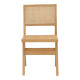 Καρέκλα Winslow pakoworld φυσικό rubberwood 45x56x82εκ