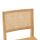 Καρέκλα Winslow pakoworld φυσικό rubberwood 45x56x82εκ