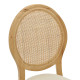 Καρέκλα Canco pakoworld φυσικό rubberwood-φυσικό rattan 50x53x98εκ