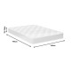 Στρώμα Fix Pad Chic Strom μονής όψης 18-19cm 140x190εκ