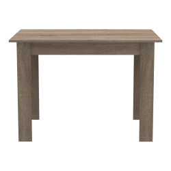 Τραπέζι Manka pakoworld σε sonoma truffle απόχρωση 110x80x77εκ