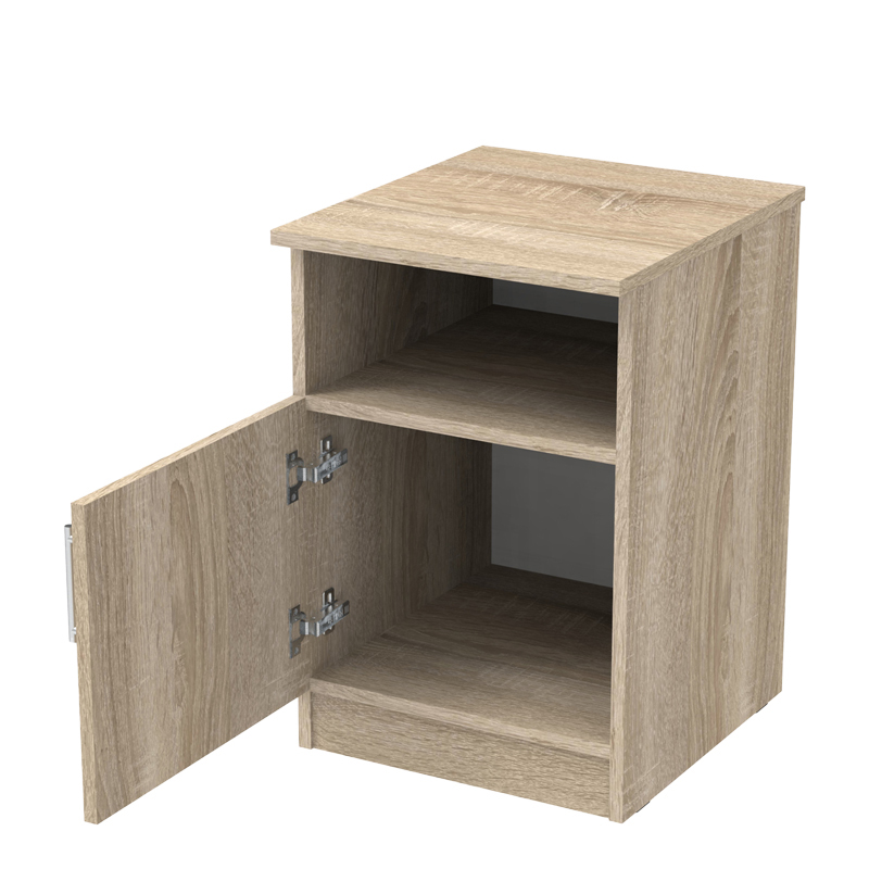 Κομοδίνο Galdi pakoworld σε sonoma απόχρωση 40x45x60εκ