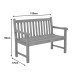 Καναπές Nat pakoworld teak ξύλο σε φυσική απόχρωση 120x57x96εκ