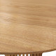 Τραπεζαρία Kalie-Kenda I pakoworld σετ 7τεμ σε φυσική-μπεζ απόχρωση Φ120x75εκ