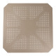 Τραπέζι Icon pakoworld PP σε απόχρωση cappucino 80x80x74.5εκ