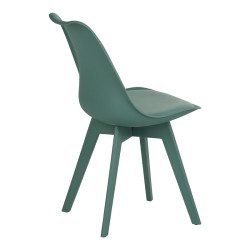 Καρέκλα Gaston I pakoworld PP-PU σε μέντα απόχρωση 48.5x53.5x81.5εκ