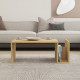 Τραπέζι σαλονιού Poko pakoworld σε oak απόχρωση 86.8x50x32,4εκ