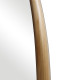 Καθρέπτης οβάλ Marly pakoworld mdf σε φυσική απόχρωση 50.5x4x127εκ