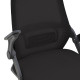 Καρέκλα γραφείου Reji pakoworld mesh ύφασμα μαύρο 58x60x89-99εκ