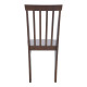 Καρέκλα Houston pakoworld rubberwood σε καρυδί απόχρωση 40x49x94εκ
