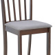 Καρέκλα Houston pakoworld rubberwood σε καρυδί απόχρωση 40x49x94εκ