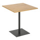 Τραπέζι Nerobian pakoworld mdf σε sonoma απόχρωση 70x70x75εκ