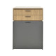 Τουαλέτα κρεβατοκάμαρας Sonlen pakoworld ανθρακί-sonoma 60x45x130εκ