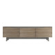 Έπιπλο τηλεόρασης Kasandra pakoworld μπεζ μαρμάρου-sonoma 180x35x48.5εκ