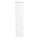 Ντουλάπα κουζίνας Rowan pakoworld σε λευκή-sonoma απόχρωση 60x42x182εκ