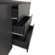 Μπουφές Kalya pakoworld σε ανθρακί απόχρωση 220x49x89.5εκ
