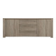 Μπουφές Kalya pakoworld σε sonoma απόχρωση 220x49x89.5εκ