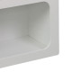 Βιβλιοθήκη-ραφιέρα Emersi pakoworld mdf σε λευκή απόχρωση 70x35x100εκ