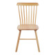 Καρέκλα Bristol pakoworld rubberwood σε φυσική απόχρωση 45x51x86εκ