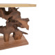 Κονσόλα Nasiol Inart teak ξύλο σε φυσική απόχρωση 120x40x75εκ