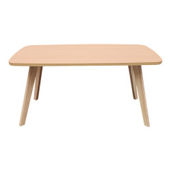 Τραπέζι σαλονιού Komela mdf σε φυσική απόχρωση 100x48x45cm