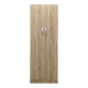 Ντουλάπα δίφυλλη Athos pakoworld σε sonoma απόχρωση 60x42x180εκ