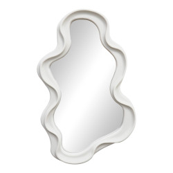 Καθρέπτης Liquid pakoworld pp σε λευκή απόχρωση 26x2.7x39εκ